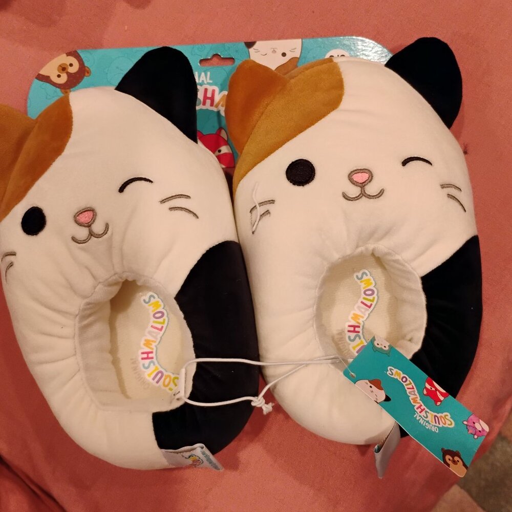 *NEW* Squishmallows CAT Slippers 2/3
